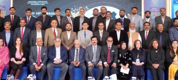 Qaiser Ahmed Sheikh, Faisal Karim Kundi presented 70 organisations NFEH CSR Awards