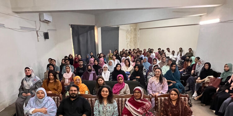 Karachi University, in collaboration with Aga Khan University, hosted a screening of “A Cry from the Mountains”
