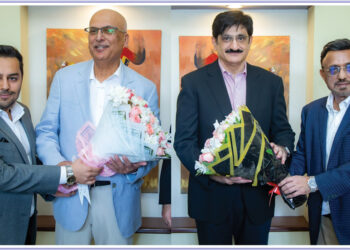 Salim Qasim Patel and His Son Obaid Salim Qasim Patel Hosted a Luncheon in Honor of Sindh Chief Minister Syed Murad Ali Shah and Nasir Hussain Shah at their Residence.