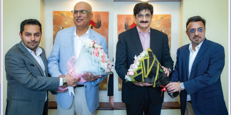 Salim Qasim Patel and His Son Obaid Salim Qasim Patel Hosted a Luncheon in Honor of Sindh Chief Minister Syed Murad Ali Shah and Nasir Hussain Shah at their Residence.
