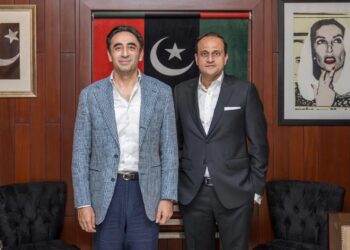 Barrister Murtaza Wahab Siddiqui  Met with Chairman Bilawal earlier today in his office.