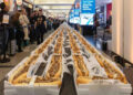 The world’s largest cheesesteak line.