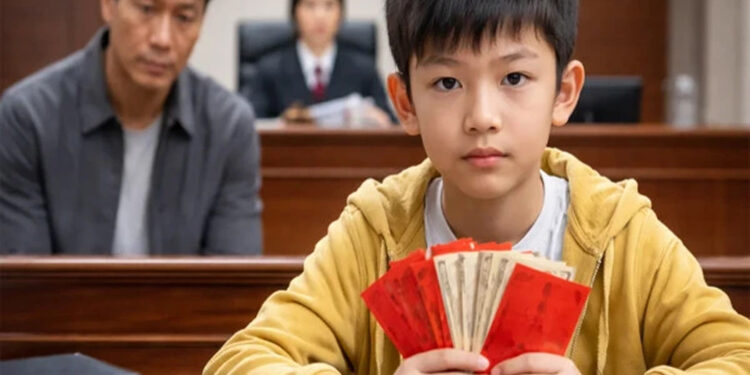 Child files case against father for taking deposit.