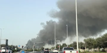 Six Injured in Abu Dhabi Fires After Missile Interception Debris Falls Near KEZAD