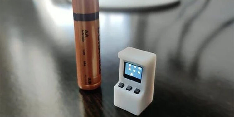 The world’s smallest arcade machine.