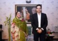 Ali Rashid, Spokersperson Govt of Sindh  meeting with Addi Faryal Talpur at Zardari House.