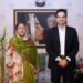Ali Rashid, Spokersperson Govt of Sindh meeting with Addi Faryal Talpur at Zardari House.