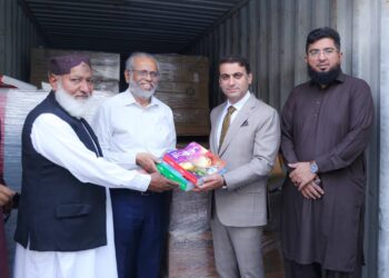 Rotarian CNY – Books of the World has donated two 40-foot containers filled with valuable books to Rotary Pakistan District 3271
