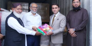Rotarian CNY – Books of the World has donated two 40-foot containers filled with valuable books to Rotary Pakistan District 3271