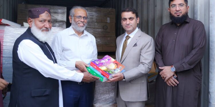 Rotarian CNY – Books of the World has donated two 40-foot containers filled with valuable books to Rotary Pakistan District 3271
