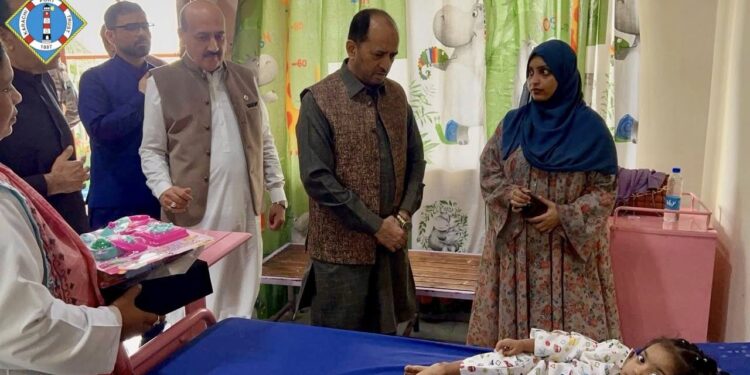 Chairman KPT sharing the Spirit of Eid at KPT Healthcare Facilities