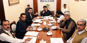 Sindh Chief Minister Syed Murad Ali Shah presides over a joint meeting