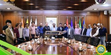 A delegation from the Korangi Association of Trade and Industry (KATI), led by President Muhammad Ikram Rajput,