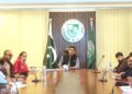 Deputy Commissioner South, Mr. Javed Nabi Khoso, chaired a meeting regarding illegal construction,