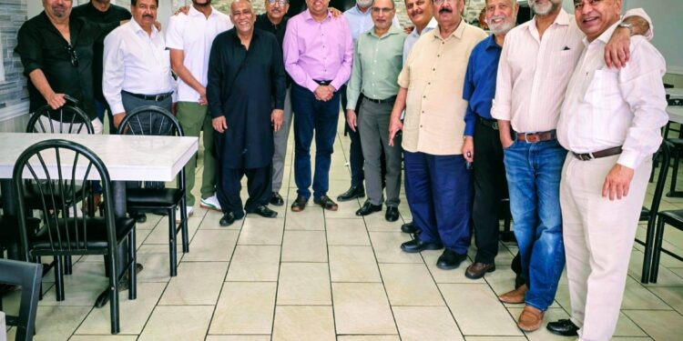 A Houston-based businessman originally from Karachi, Mr Mustafa Hsusain, hosted a lunch in honor of Muhammad Rehan Hanif