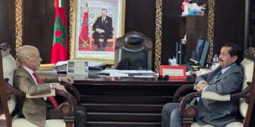 Dr. Mirza Ikhtiar Baig Convener Pak Morocco Parliamentary Friendship Group called on Mohamed Karmoune Ambassador of Kingdom of Morocco,