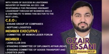 Heartfelt congratulations are extended to Mr. Muhammad Ozair Essani, CEO of Essani Group of Companies
