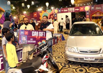 JDC Welfare Foundation Pakistan General Secretary Syed Zafar Abbas is gifting a car from renowned USA -Pakistan