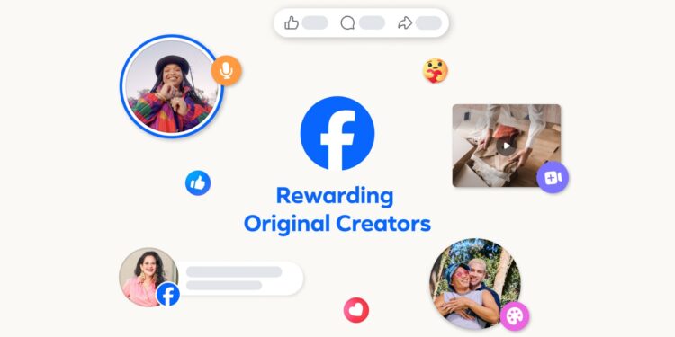Rewarding Original Creators on Facebook