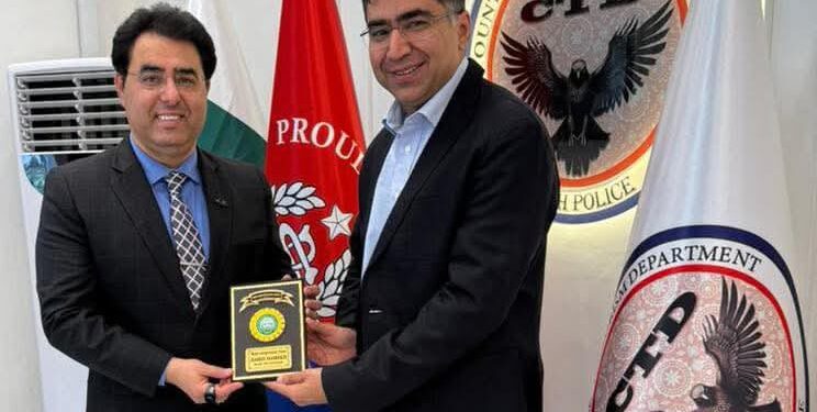 Zahid Hameed Meets DIG CTD Mr. Azfar Mahesar