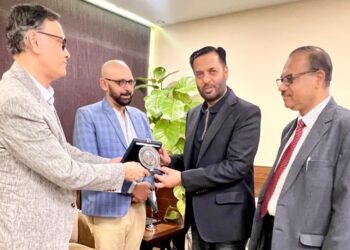 A senior delegation from Baqai Medical University, Karachi, called on Mr. Syed Mustafa Kamal