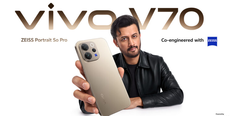 vivo V70 5G Officially Debuts in Pakistan with 50 MP ZEISS Super Telephoto Camera