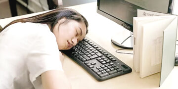 Unhappy with salary, woman sleeps for 5 hours in office to protest.