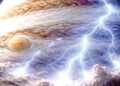 Lightning on Jupiter is a hundred times more powerful than the world’s lightning.