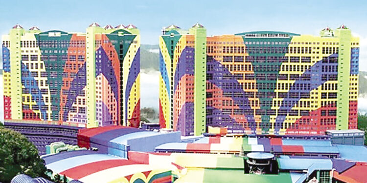 The world’s largest hotel with over 7,000 rooms.