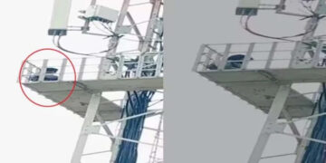 Boy climbs mobile tower after being refused marriage.