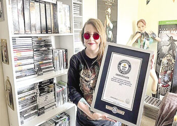 A unique record from a fan of the famous game series Tomb Raider.