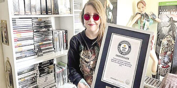 A unique record from a fan of the famous game series Tomb Raider.