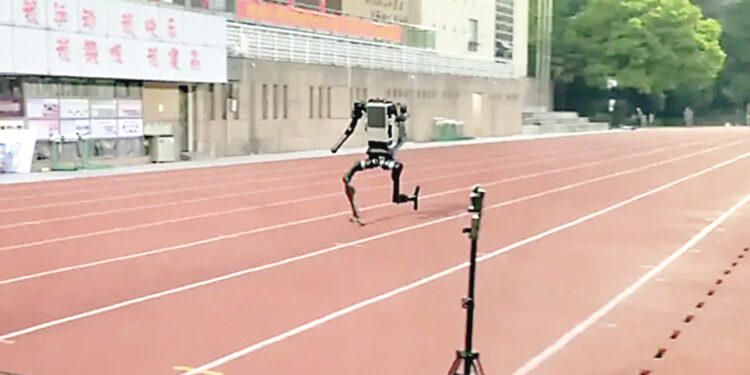 The world’s fastest robot with the speed of Usain Bolt.