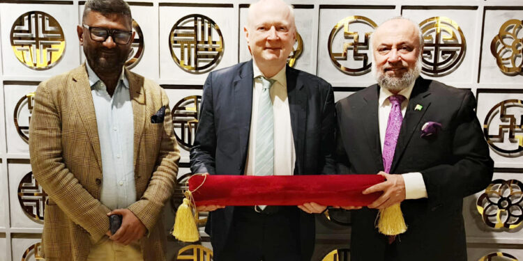 ITN Group CEO Muhammad Farooq Afzal met with German Ambassador to Bangladesh Dr. Lutz Rüdiger