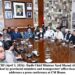 Sindh Chief Minister Syed Murad Ali Shah, flanked by provincial ministers and transporters’ office-bearers,