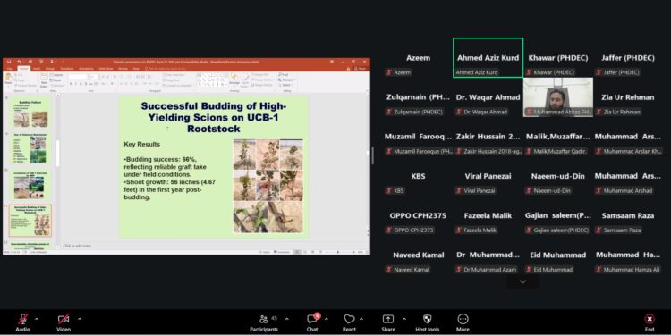 PHDEC Unveils Strategic Roadmap to Transform Balochistan into a Global Pistachio Hub; Targets USD 12 Million Economic Potential