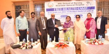 Kharadar General Hospital Nursing School Organizes Free Health Camp at Hawke’s Bay