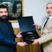 Bahria University Rector Honors Dr. Danish Aman with Commemorative Shield