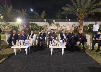 Dr. Mirza Ikhtiar Baig Attends Dinner in Honour of Punjab Governor at Tabani House Karachi