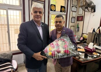 Muhammad Saeed Sheikh Visits ABN News Office, Warmly Welcomed by Management