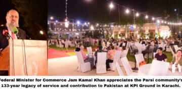 Parsi Community’s 133-Year Legacy Praised by Commerce Minister Jam Kamal Khan