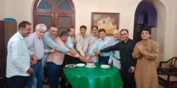 Birthday of Former KPC President Saeed Sarbazi Celebrated at Karachi Press Club