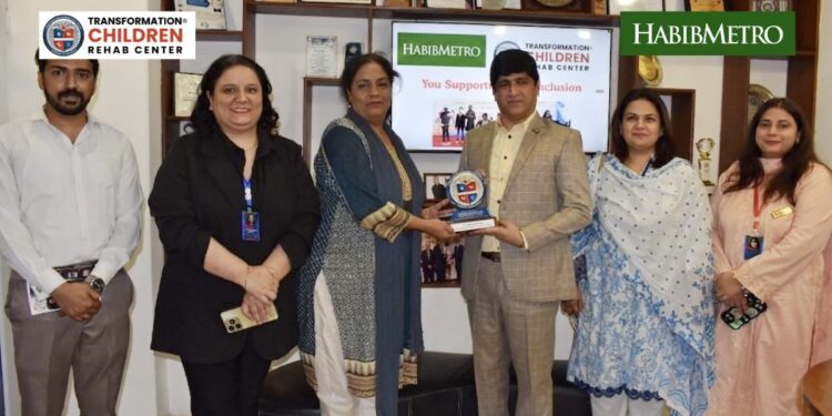 HABIBMETRO Bank Partners with Transformation Children Rehab Center to Support Child Rehabilitation