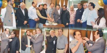 FPCCI Leadership Celebrates Birthday of Senior Vice President Saquib Fayyaz Magoon in Islamabad