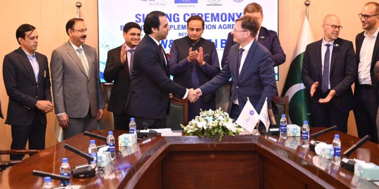 KWSC and European Investment Bank Sign Agreement for Two Energy-Efficient Water Filtration Plants to Boost Karachi’s Clean Water Supply