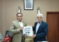 Syed Turab Shah visited the office of former Member of National Assembly and Chairman of Pakistan Red Crescent Sindh Rehan Hashmi,