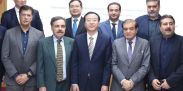Mian Zahid Hussain with Governor Balochistan, Chinese Consul General Yang Yundong, S. M. Tanveer,