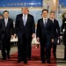 Donald Trump lands in China for high-stakes talks