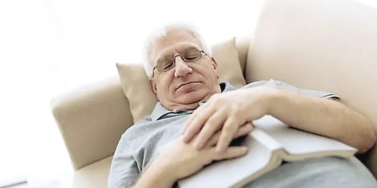 Elderly people sleeping too much during the day, leading to exhaustion or death.