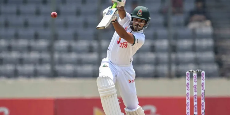 Shanto’s Brilliant Century Puts Bangladesh in Command Against Pakistan in Dhaka Test